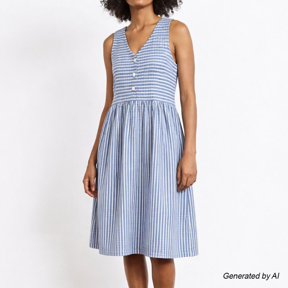 Ace & Jig Rooney Dress in Starboard XS - Picture 9 of 9